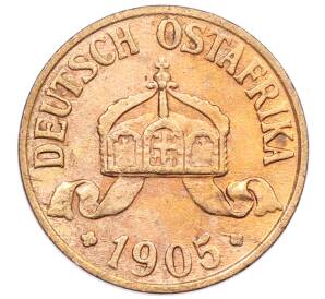 1/2 геллера 1905 года A Германская Восточная Африка — Фото №2