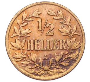1/2 геллера 1905 года A Германская Восточная Африка — Фото №1