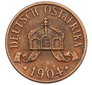 1/2 геллера 1904 года A Германская Восточная Африка — Фото №2