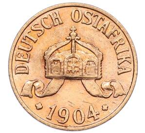 1/2 геллера 1904 года A Германская Восточная Африка — Фото №2