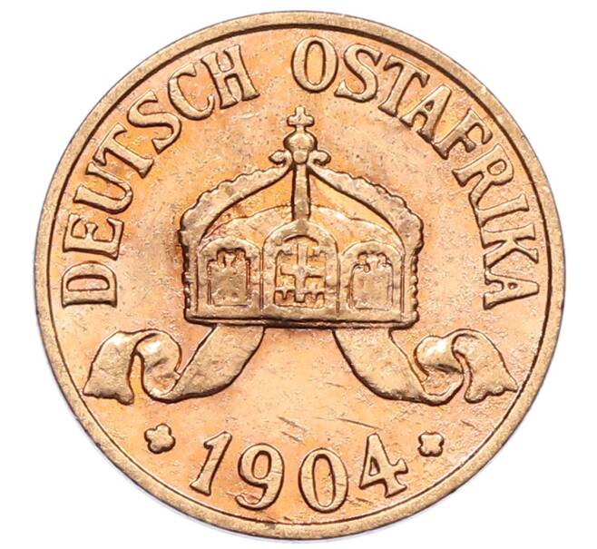 Монета 1/2 геллера 1904 года A Германская Восточная Африка (Артикул: M2-83697) — Фото №2
