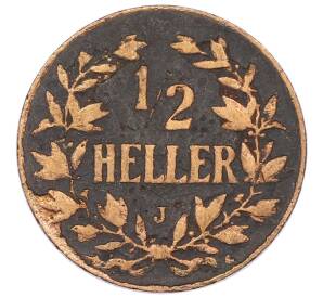 1/2 геллера 1905 года J Германская Восточная Африка — Фото №1