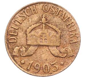 1/2 геллера 1905 года J Германская Восточная Африка — Фото №2