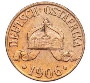 1/2 геллера 1906 года J Германская Восточная Африка — Фото №2
