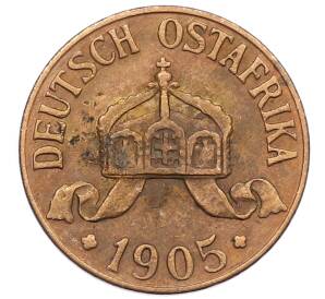 1/2 геллера 1905 года J Германская Восточная Африка — Фото №2