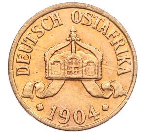 1/2 геллера 1904 года A Германская Восточная Африка — Фото №2