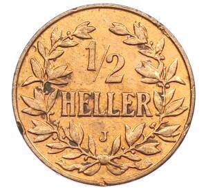 1/2 геллера 1905 года J Германская Восточная Африка — Фото №1
