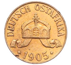 1/2 геллера 1905 года J Германская Восточная Африка — Фото №2