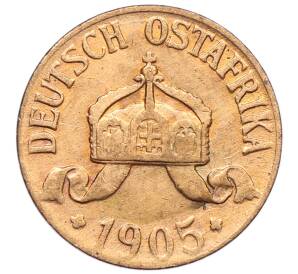 1/2 геллера 1905 года J Германская Восточная Африка — Фото №2