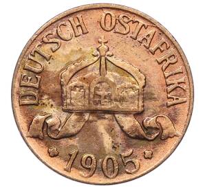 1/2 геллера 1905 года J Германская Восточная Африка — Фото №2