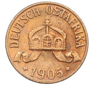 1/2 геллера 1905 года A Германская Восточная Африка — Фото №2