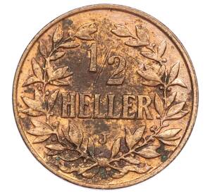 1/2 геллера 1906 года J Германская Восточная Африка — Фото №1