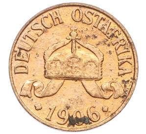 1/2 геллера 1906 года J Германская Восточная Африка — Фото №2