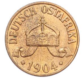 1/2 геллера 1904 года A Германская Восточная Африка — Фото №2