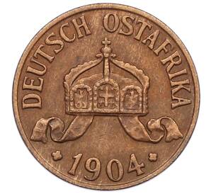 1/2 геллера 1904 года A Германская Восточная Африка — Фото №2