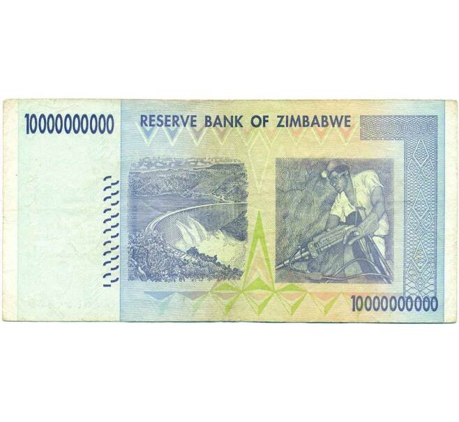 Банкнота 10 миллиардов долларов 2008 года Зимбабве (Артикул: K12-56394) — Фото №2