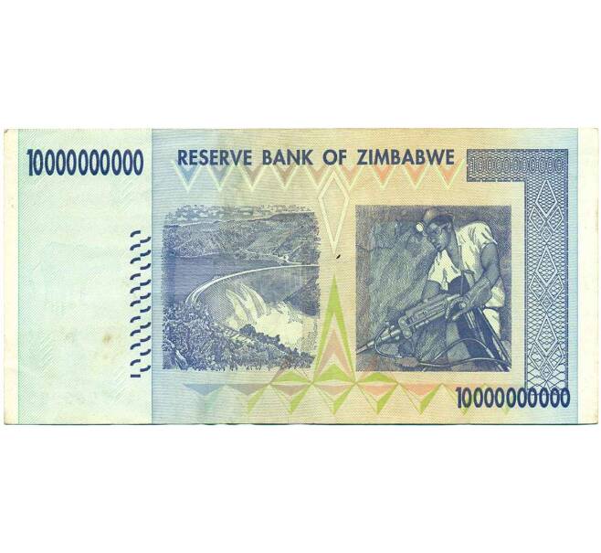 Банкнота 10 миллиардов долларов 2008 года Зимбабве (Артикул: K12-56400) — Фото №2