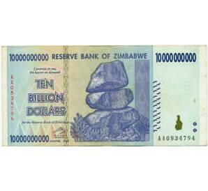 10 миллиардов долларов 2008 года Зимбабве — Фото №1