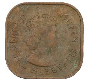 1 цент 1958 года Малайя и Британское Борнео — Фото №2