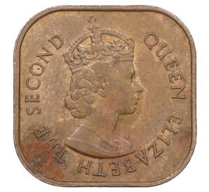 1 цент 1957 года Малайя и Британское Борнео — Фото №2