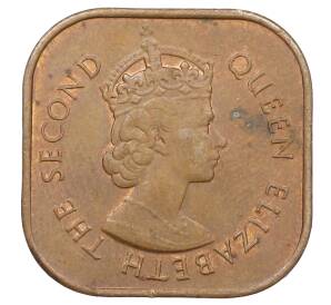 1 цент 1961 года Малайя и Британское Борнео — Фото №2