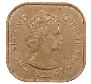 1 цент 1961 года Малайя и Британское Борнео — Фото №2