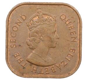 1 цент 1961 года Малайя и Британское Борнео — Фото №2