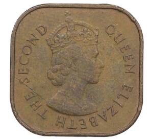 1 цент 1958 года Малайя и Британское Борнео — Фото №2