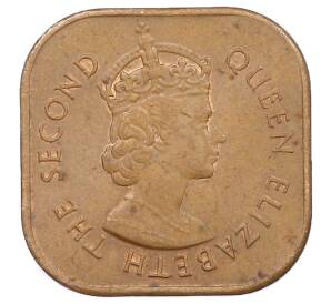 1 цент 1961 года Малайя и Британское Борнео — Фото №2