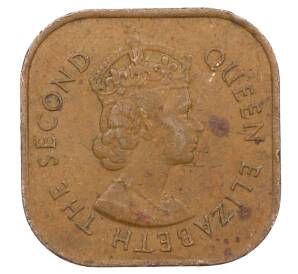 1 цент 1961 года Малайя и Британское Борнео — Фото №2