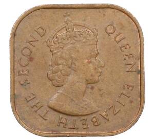 1 цент 1961 года Малайя и Британское Борнео — Фото №2