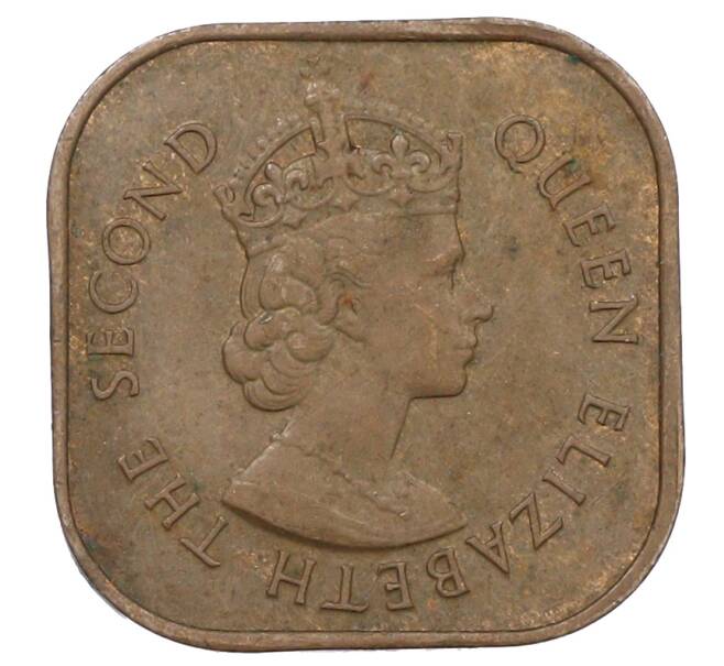 Монета 1 цент 1957 года Малайя и Британское Борнео (Артикул: M2-83762) — Фото №2