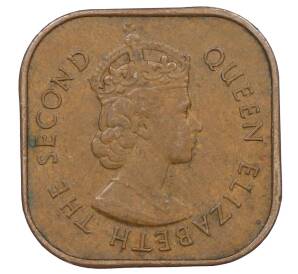 1 цент 1957 года Малайя и Британское Борнео — Фото №2