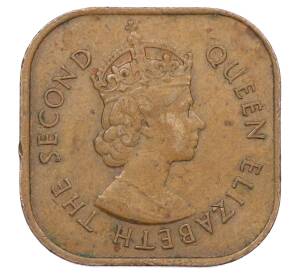 1 цент 1961 года Малайя и Британское Борнео — Фото №2