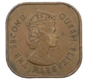 1 цент 1957 года Малайя и Британское Борнео — Фото №2