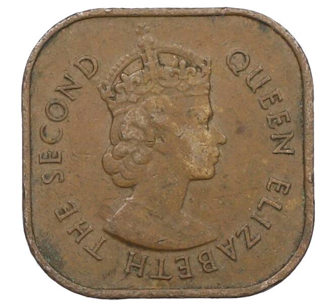 Монета 1 цент 1957 года Малайя и Британское Борнео (Артикул: M2-83768) — Фото №2