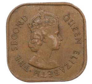 1 цент 1957 года Малайя и Британское Борнео — Фото №2