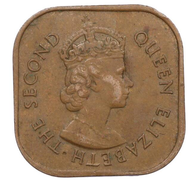 Монета 1 цент 1957 года Малайя и Британское Борнео (Артикул: M2-83772) — Фото №2