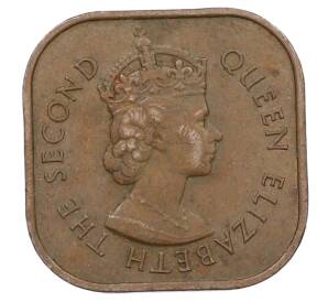 1 цент 1957 года Малайя и Британское Борнео — Фото №2