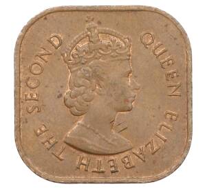 1 цент 1961 года Малайя и Британское Борнео — Фото №2