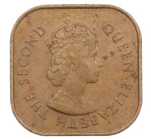 1 цент 1961 года Малайя и Британское Борнео — Фото №2