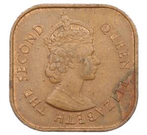 1 цент 1961 года Малайя и Британское Борнео — Фото №2