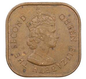 1 цент 1961 года Малайя и Британское Борнео — Фото №2