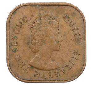 1 цент 1961 года Малайя и Британское Борнео — Фото №2