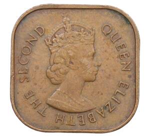 1 цент 1961 года Малайя и Британское Борнео — Фото №2