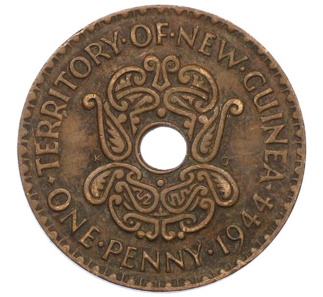 Монета 1 пенни 1944 года Британская Новая Гвинея (Артикул: M2-83809) — Фото №1