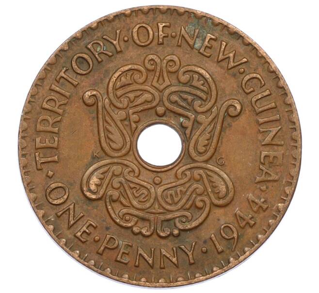 Монета 1 пенни 1944 года Британская Новая Гвинея (Артикул: M2-83810) — Фото №1