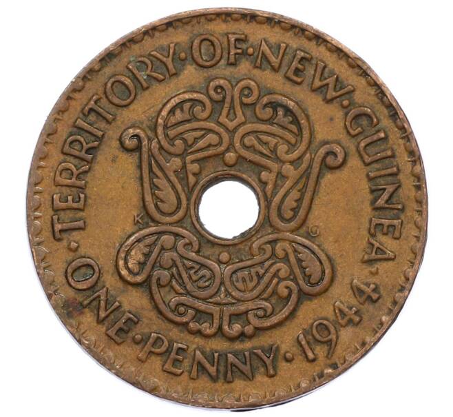 Монета 1 пенни 1944 года Британская Новая Гвинея (Артикул: M2-83820) — Фото №1
