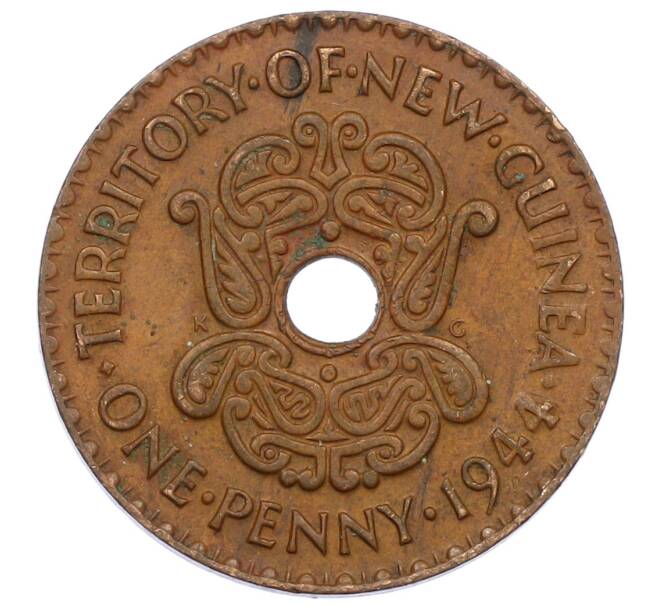 Монета 1 пенни 1944 года Британская Новая Гвинея (Артикул: M2-83827) — Фото №1