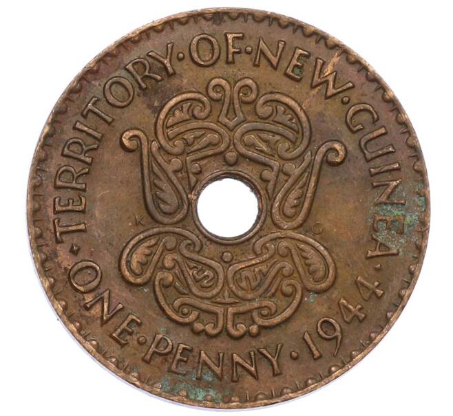 Монета 1 пенни 1944 года Британская Новая Гвинея (Артикул: M2-83831) — Фото №1